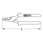 KS Tools Pinze per capicorda, 0,5-16,0mm-4