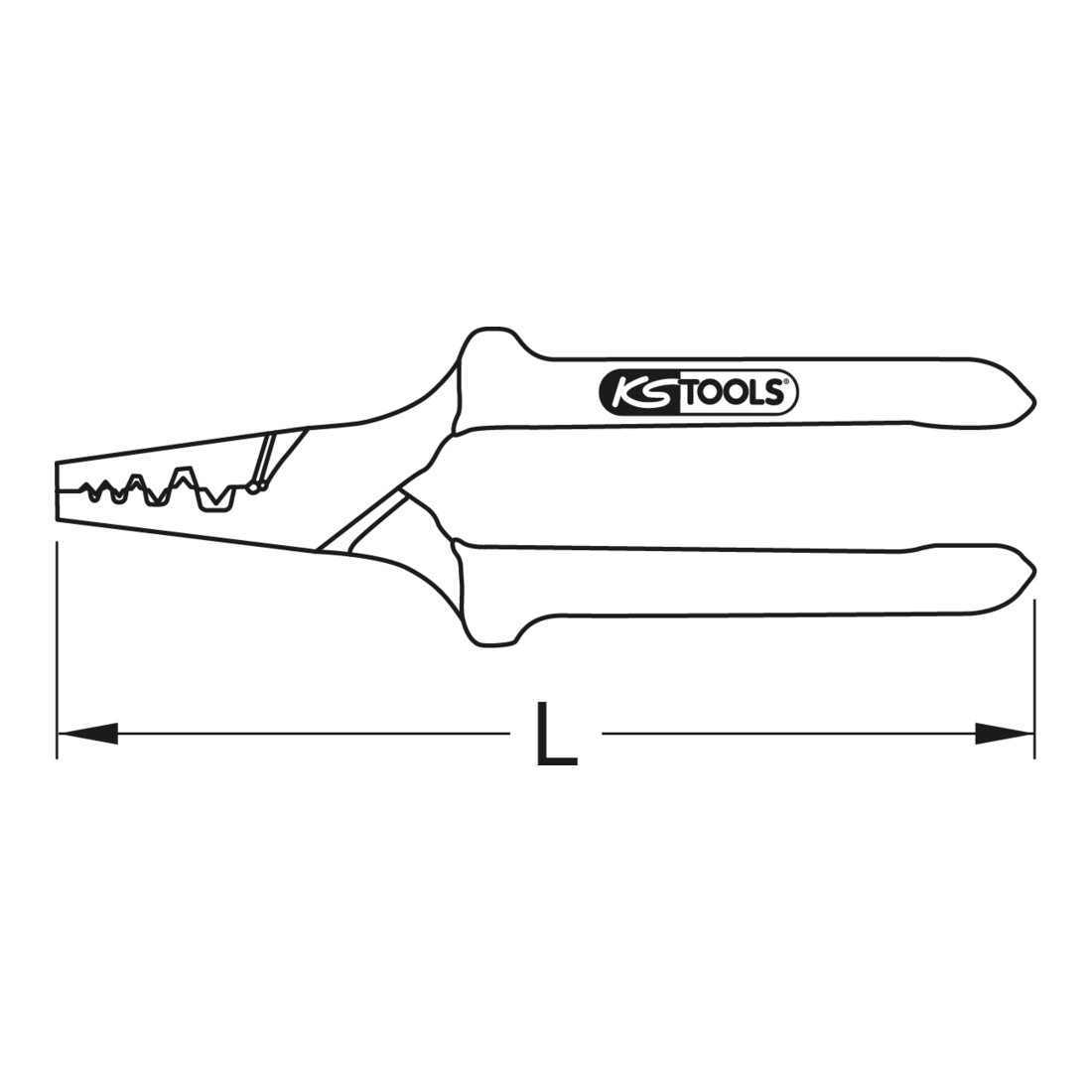 KS Tools Pinze per capicorda, 0,5-16,0mm