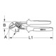 KS Tools Pinze per pompe acqua, 240mm, 10"-2