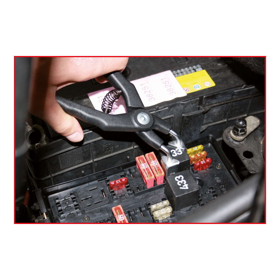 KS Tools Pinze per relais piegate a 45°