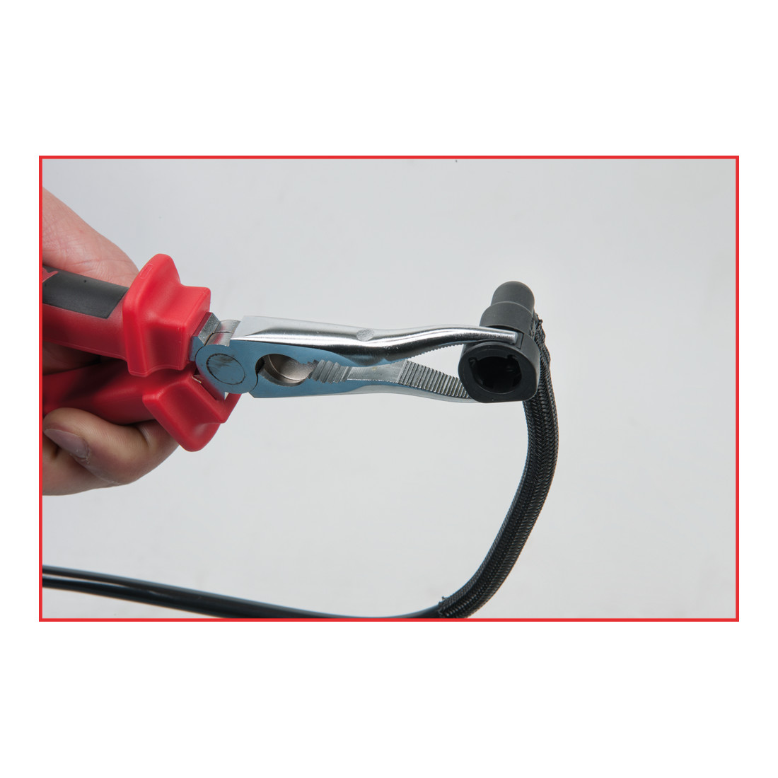 KS Tools Pinze per tubi di carburante per attacchi rapidi con impugnatura a 2 componenti