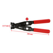 KS Tools Pinze stringitubo O-clip, 240mm
