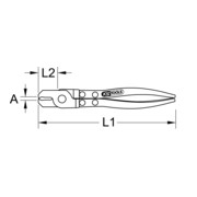 KS Tools Pinze stringitubo senza orecchie, 230mm-4