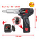 KS Tools Pistolet à rivets aveugles à batterie avec 2 batteries et 1 chargeur-1