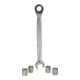 KS Tools Piston de frein Piston Clé à douille spéciale pour freins à disque WABCO et Knorr, 5 pcs.