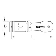KS Tools Plakettenschaber, 38mm-4