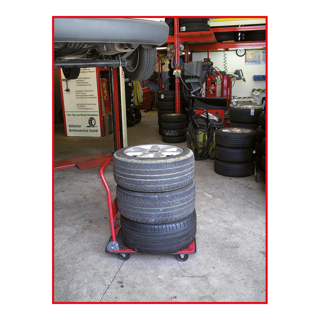 KS Tools platformwagen voor magazijn en werkplaats, 150kg