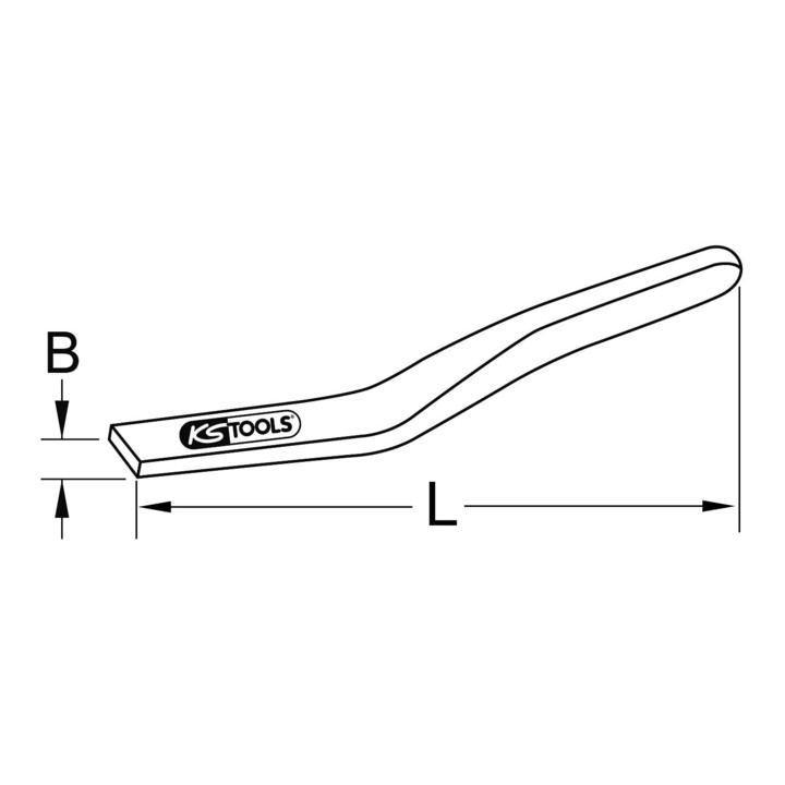 KS Tools Poignées de levage BRONZEplus 3 mm
