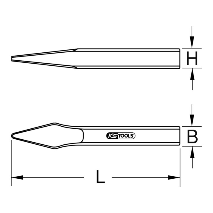 KS Tools Pointerolle BRONZEplus, 380 mm