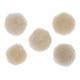 KS Tools polijstspons Lamsvel Ø 50mm set van 5