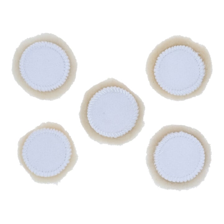 KS Tools polijstspons Lamsvel Ø 50mm set van 5