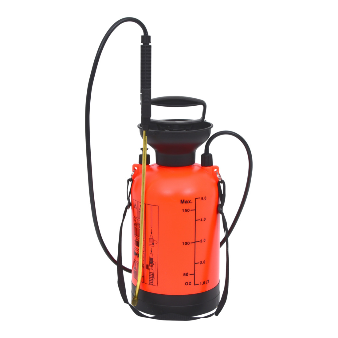 KS Tools Polverizzatore a pressione con cinghia di trasporto, 5L
