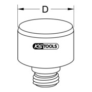 KS Tools Polyamid Eintreiber-Aufsatz-Satz, 2-teilig, Ø 10mm-3