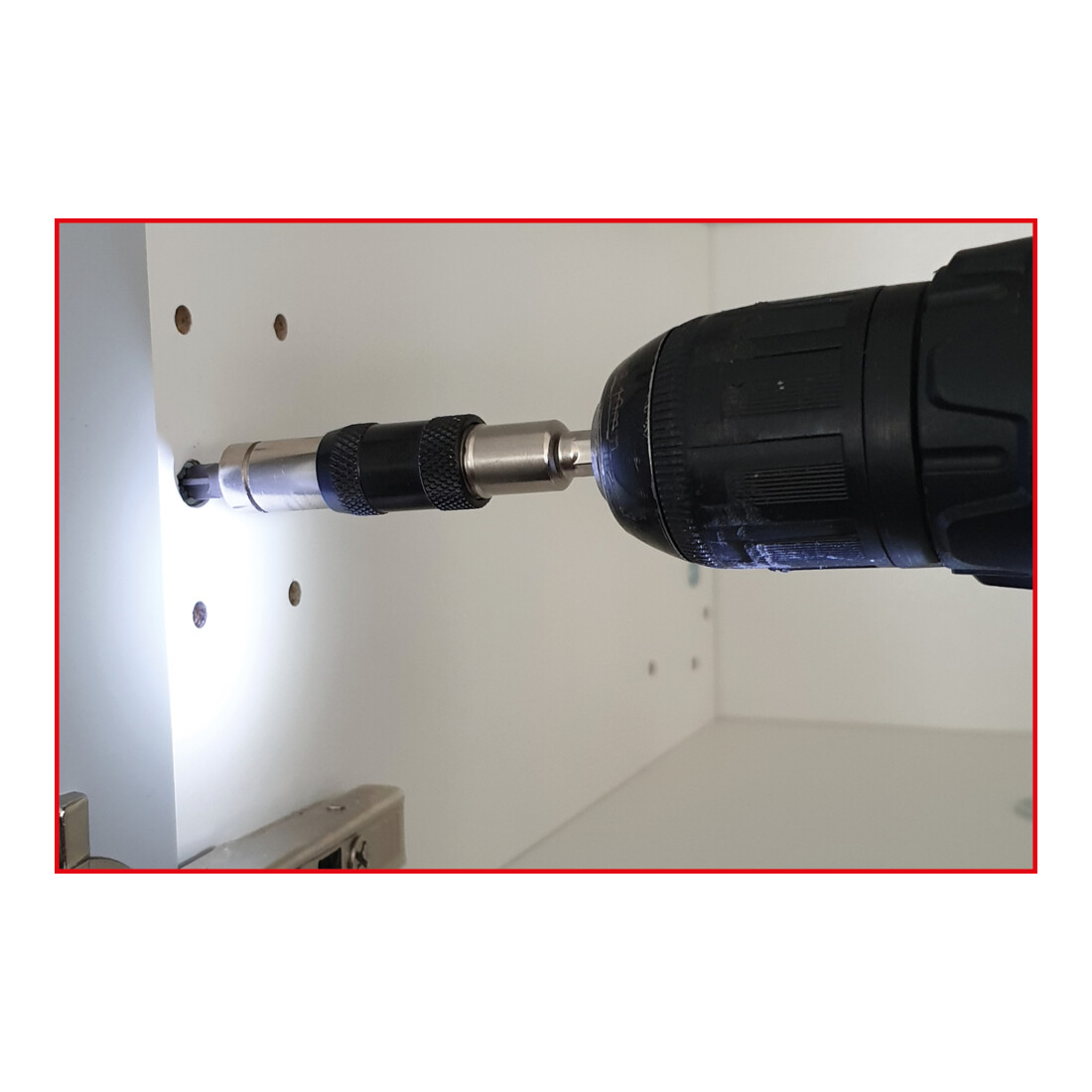 KS Tools Portabit a cambio rapido magnetico con snodo da 1/4"