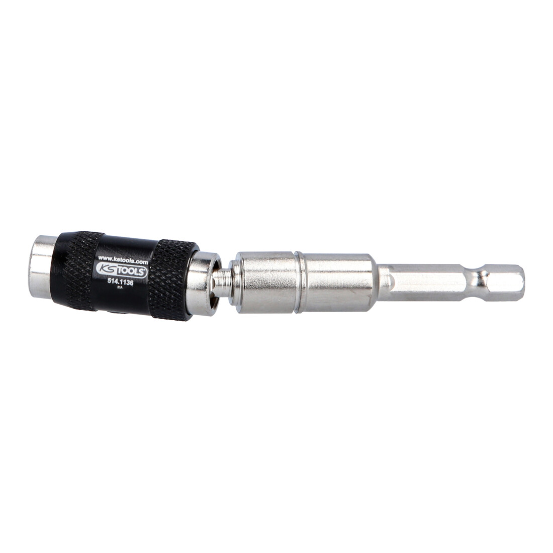 KS Tools Portabit a cambio rapido magnetico con snodo da 1/4"