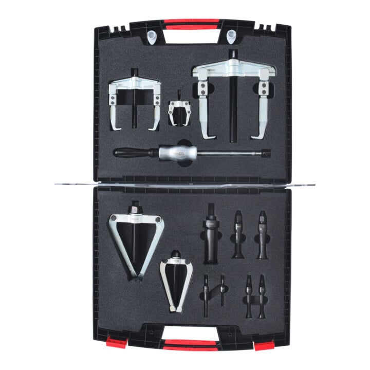 KS Tools precisie trekker en extractor set, Ø 10-75mm, 13 delig