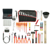 KS Tools Premium Elektriker-Werkzeugkoffer, Nylontasche, 132-teilig