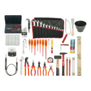 KS Tools Premium gereedschapskoffer voor elektricien, nylon tas, 132 dlg-1