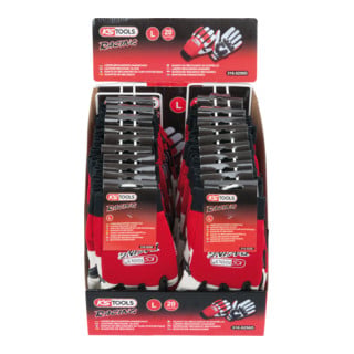 KS Tools Présentoir à gants mécanique en cuir, XXL, 20 paires