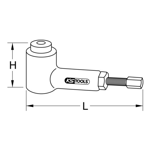 KS Tools Pressa idraulica, 8 t