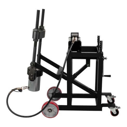 KS Tools Pressa per perni di articolazione, 75t, con set di manicotti, 29pz..