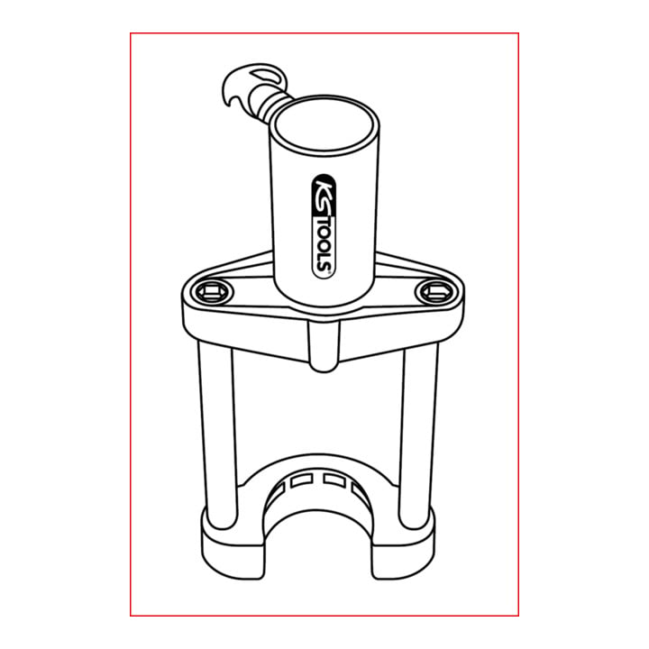 KS Tools Presses universelles, 9 pcs.