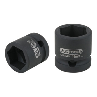 KS Tools Prise de courant hexagonale 1/2", extra courte, 19,0 mm