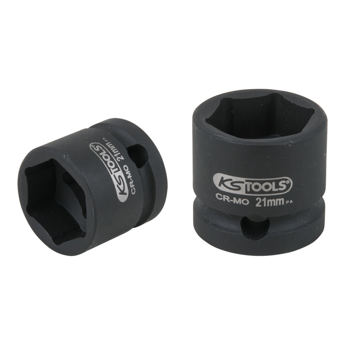 KS Tools Prise de courant hexagonale 1/2", extra courte, 21,0 mm