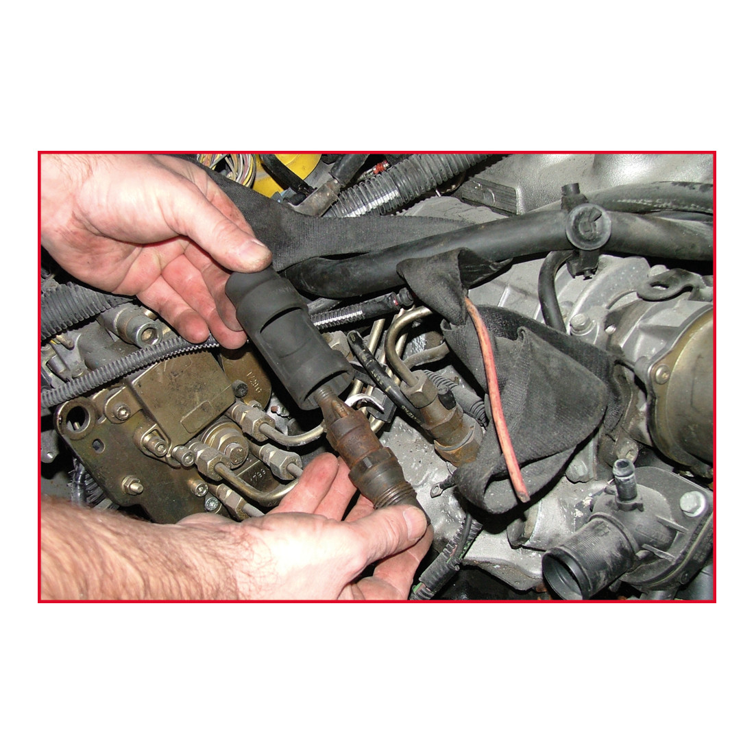 KS Tools Prise pour buse d'injection 1/2", 12 bords, 27mm