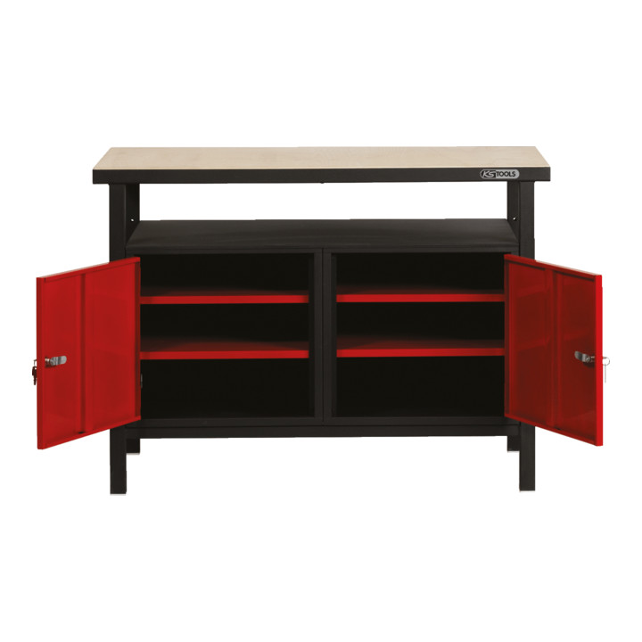 KS Tools professionele werkbank met 2 deuren, H840xB1200xD600mm