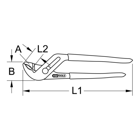 KS Tools Profi-Wasserpumpenzange