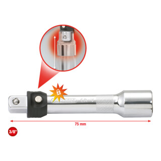 KS Tools Prolunga con blocco CHROMEplus 3/8"