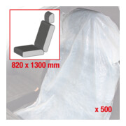 KS Tools Protèges-sièges jetables, blanc, pack de 500