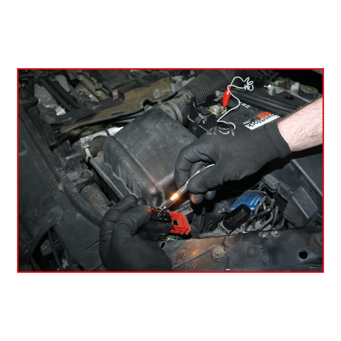 KS Tools Prüflampe 6-24 V, 125mm