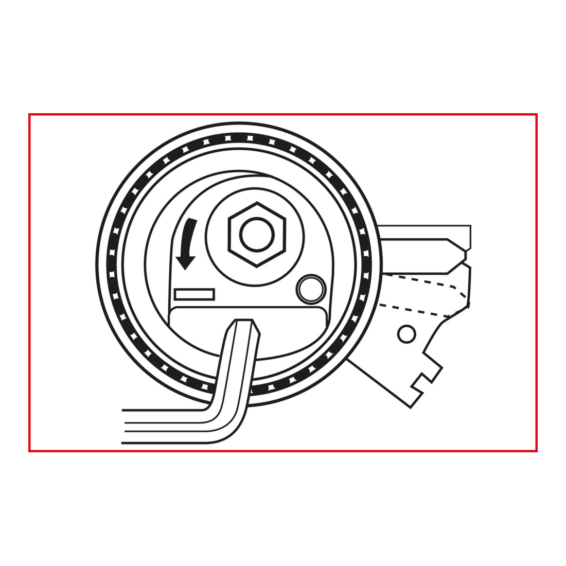 KS Tools PSA - Motoreinstell-Werkzeug-Satz, 9-teilig