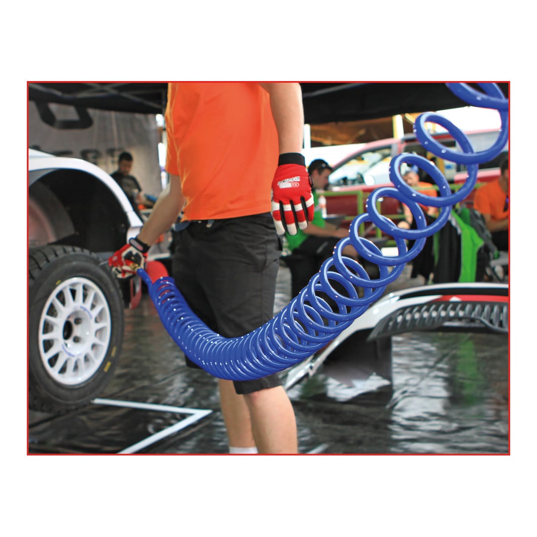 KS Tools PU-Druckluft-Spiralschlauch