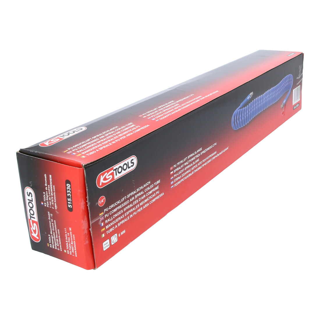 KS Tools PU perslucht spiraalslang