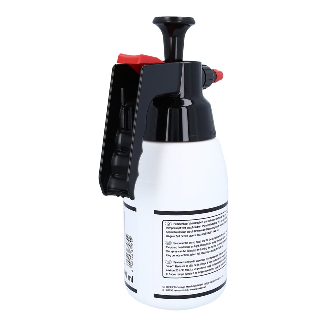 KS Tools Pumpsprühflasche für Bremsenreiniger, 1 l