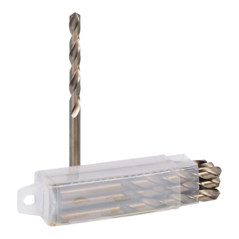 KS Tools Punta elicoidale HSS-G Co 5, 8mm, 10pz.