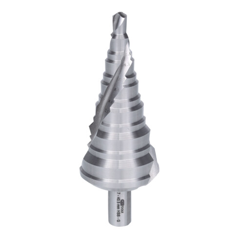 KS Tools Punta trapano a gradini HSS, Ø7-40,5mm, 13 gradini