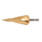KS Tools Punta trapano a gradini HSS-TiN-1