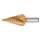 KS Tools Punta trapano a gradini HSS-TiN, extra corto-1