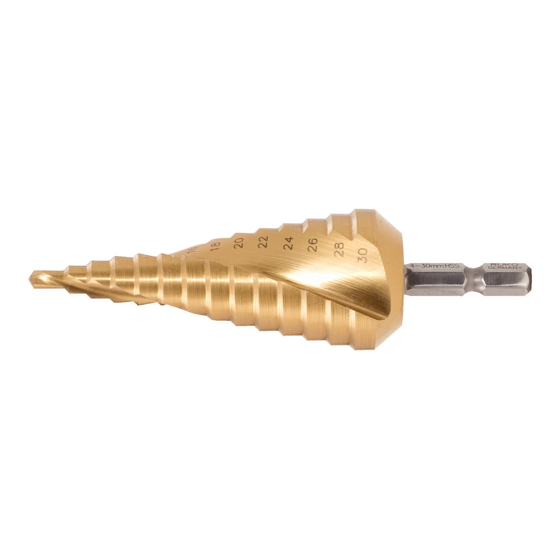 KS Tools Punta trapano a gradini HSS-TiN, Ø4-39mm, 13 gradini