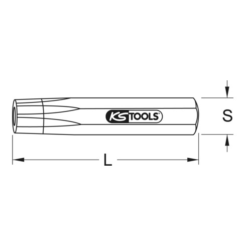 KS Tools Puntale per testa di rivetti, 10mm