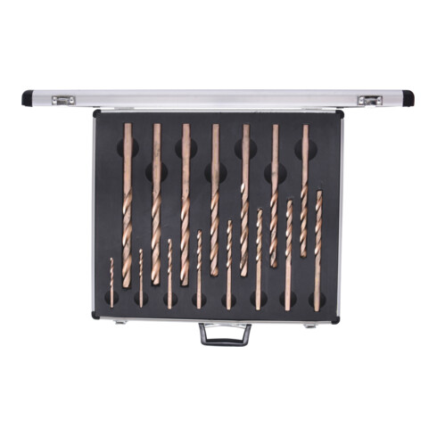 KS Tools Punte elicoidali BERYLLIUMplus per trapano 15pz.