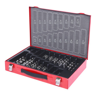 KS Tools Punte elicoidali HSS-G per trapano, 170pz. 1-10mm