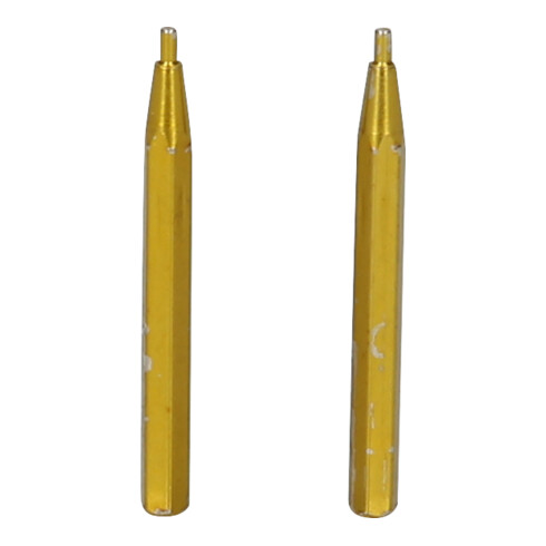 KS Tools punten paar voor dubbelgebroken borgveertangen, 1,0 mm, recht