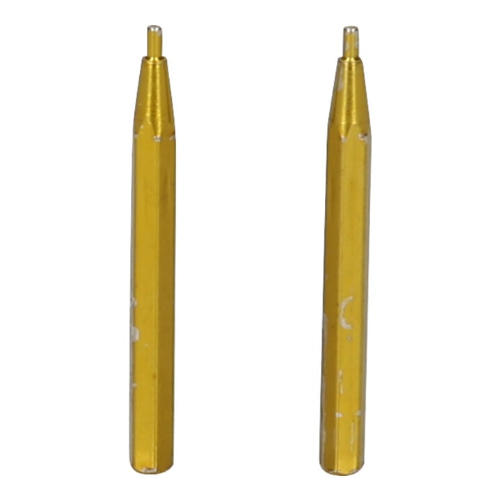 KS Tools punten paar voor dubbelgebroken borgveertangen, 1,0 mm, recht