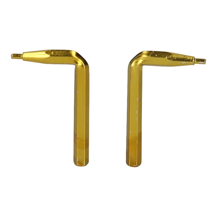 KS Tools puntenpaar voor dubbelgebroken borgveertangen, 1,0 mm, 90° schuin