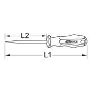 KS Tools Punteruolo quadrato BRONZEplus, 100mm-3